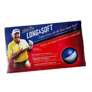 Lot of 2 TaylorMade Noodle Long & Soft Golf Balls Durable Aerodynamic Dimples